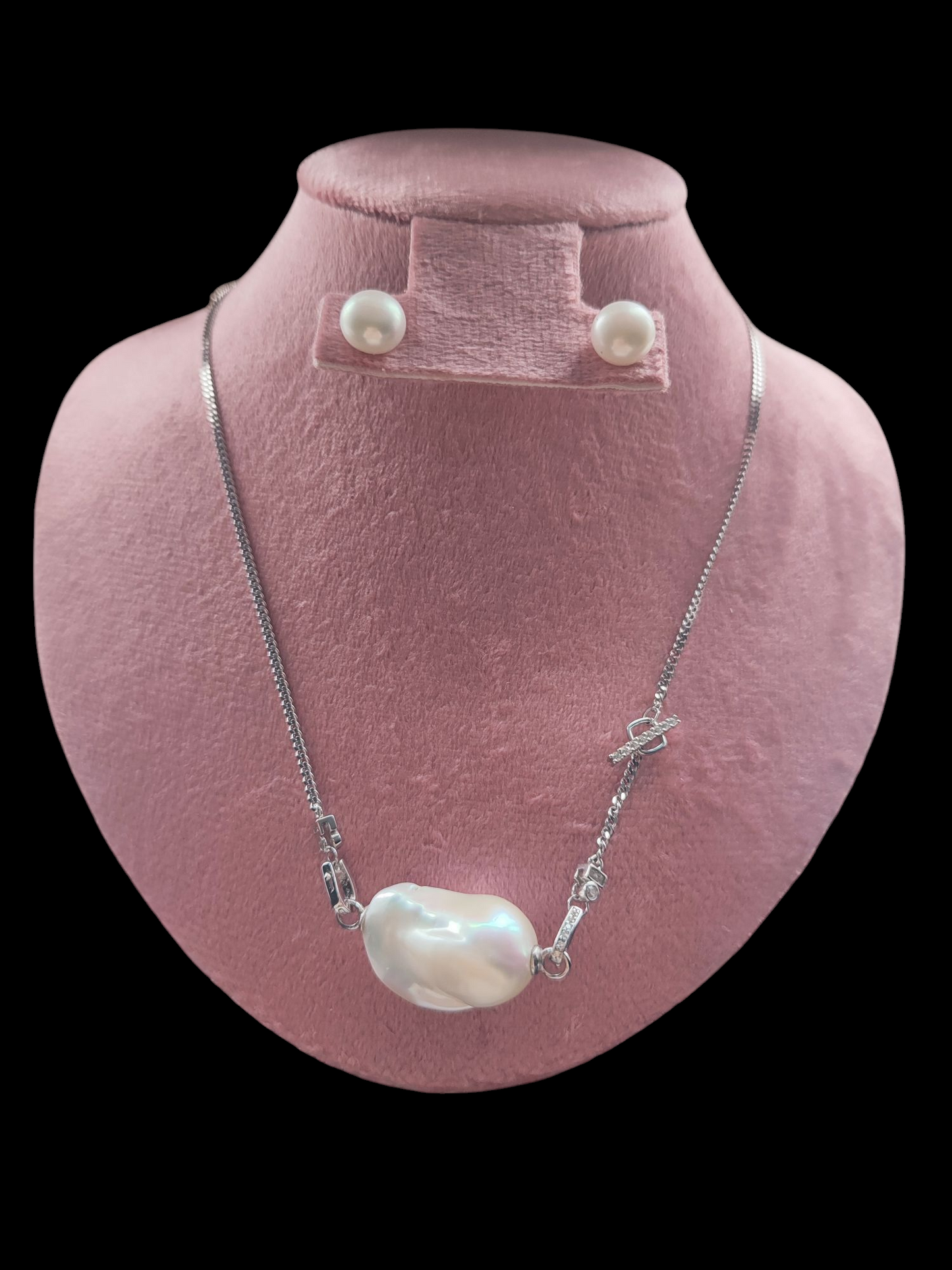 Necklace baroque pearl