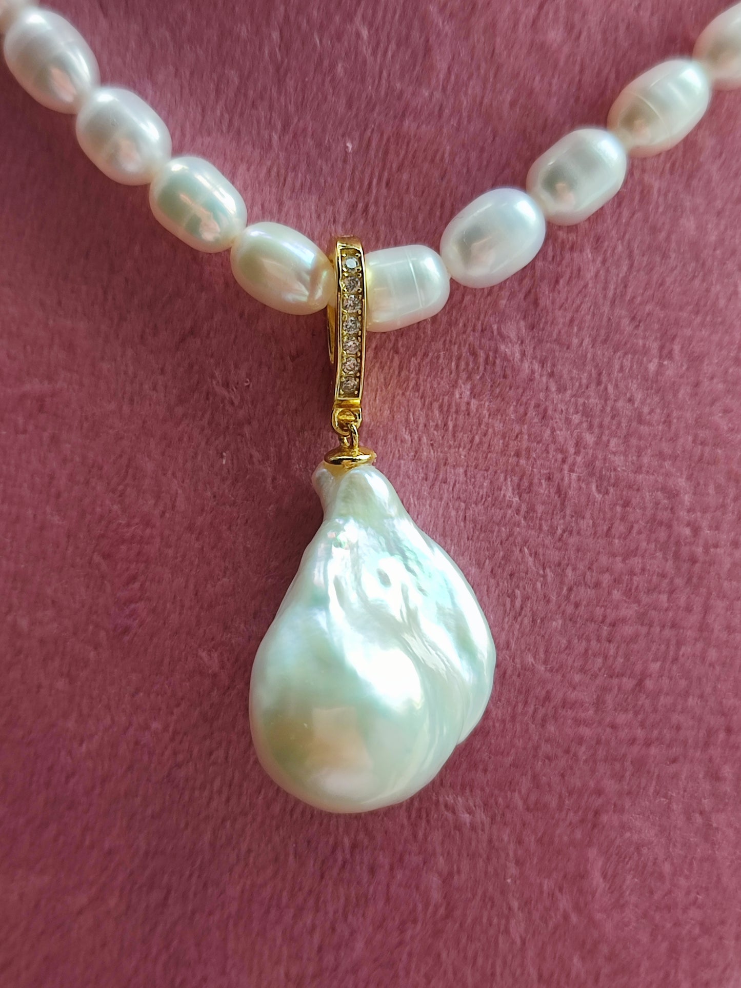 Baroque pearl pendant for sale