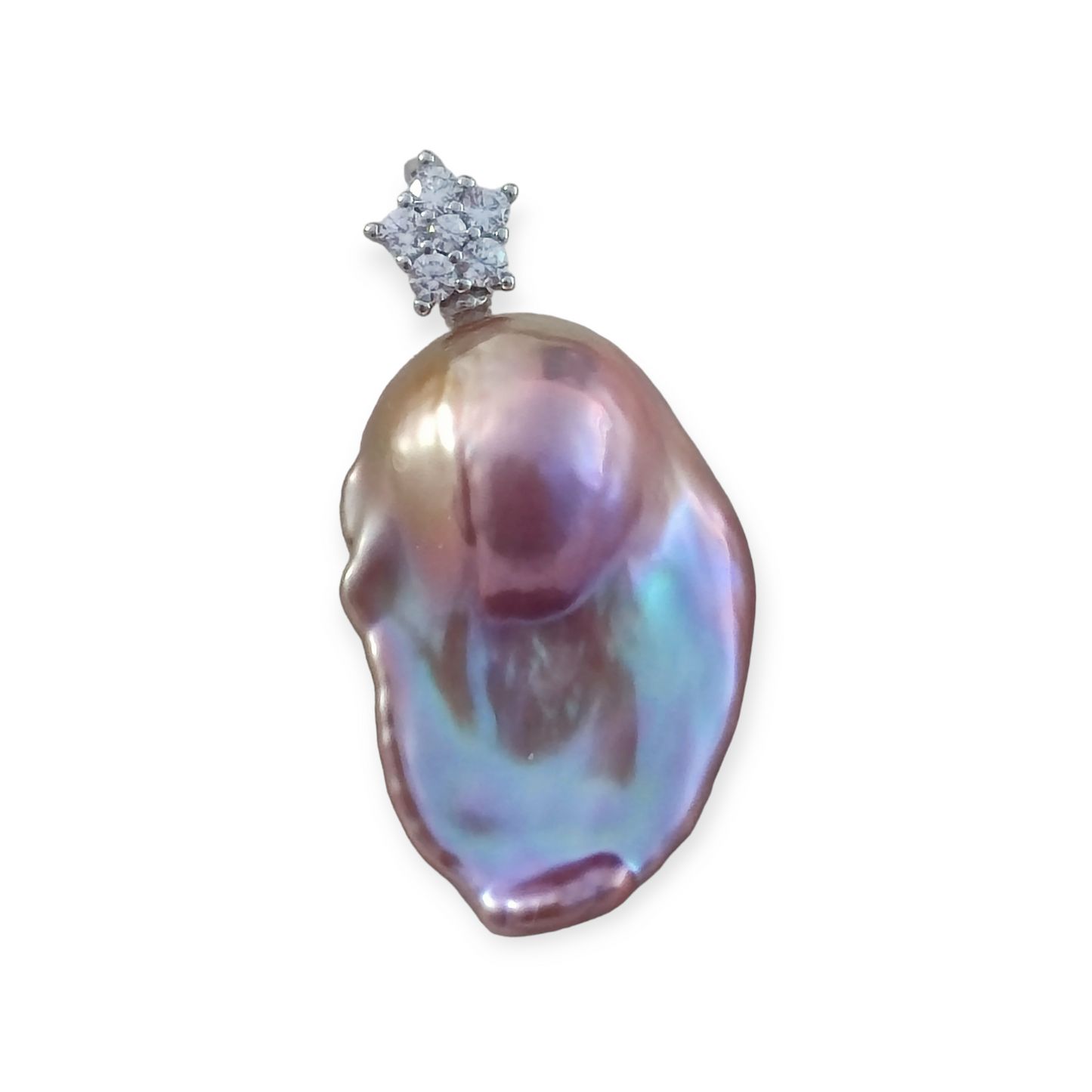 Gorgeous baroque pearl pendant